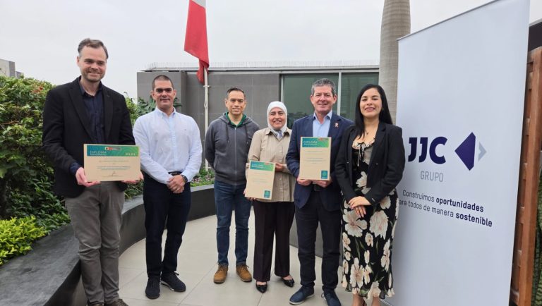 JJC Group earns the second star in the Peru Carbon Footprint Program for its greenhouse gas emissions management